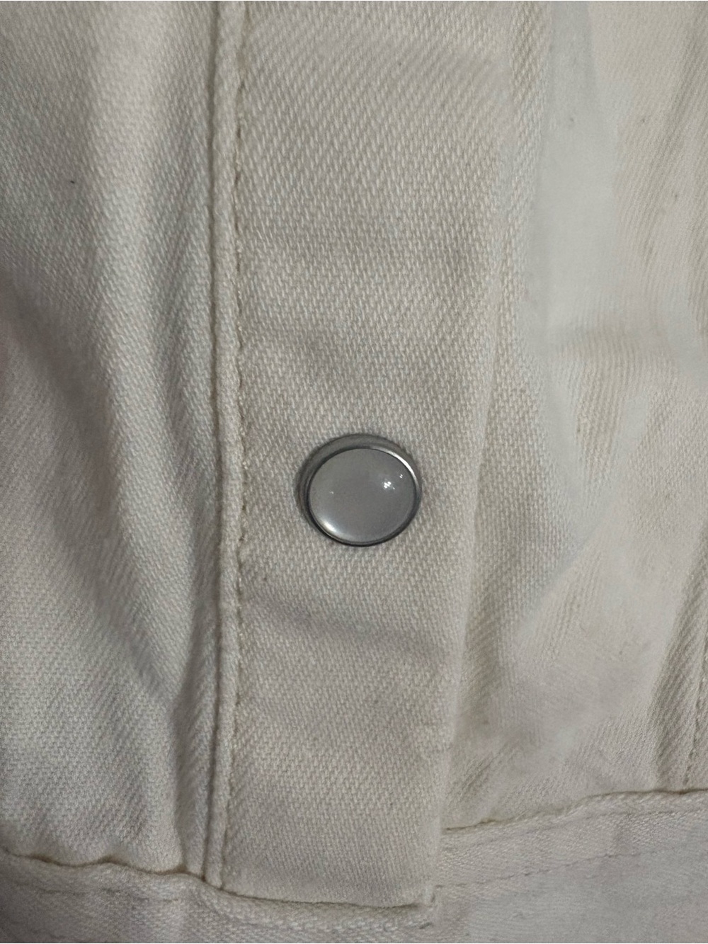Levi's Ecru Denim  Button-Up Western Shirt NWT SIZE SMALL - Picture 7 of 14
